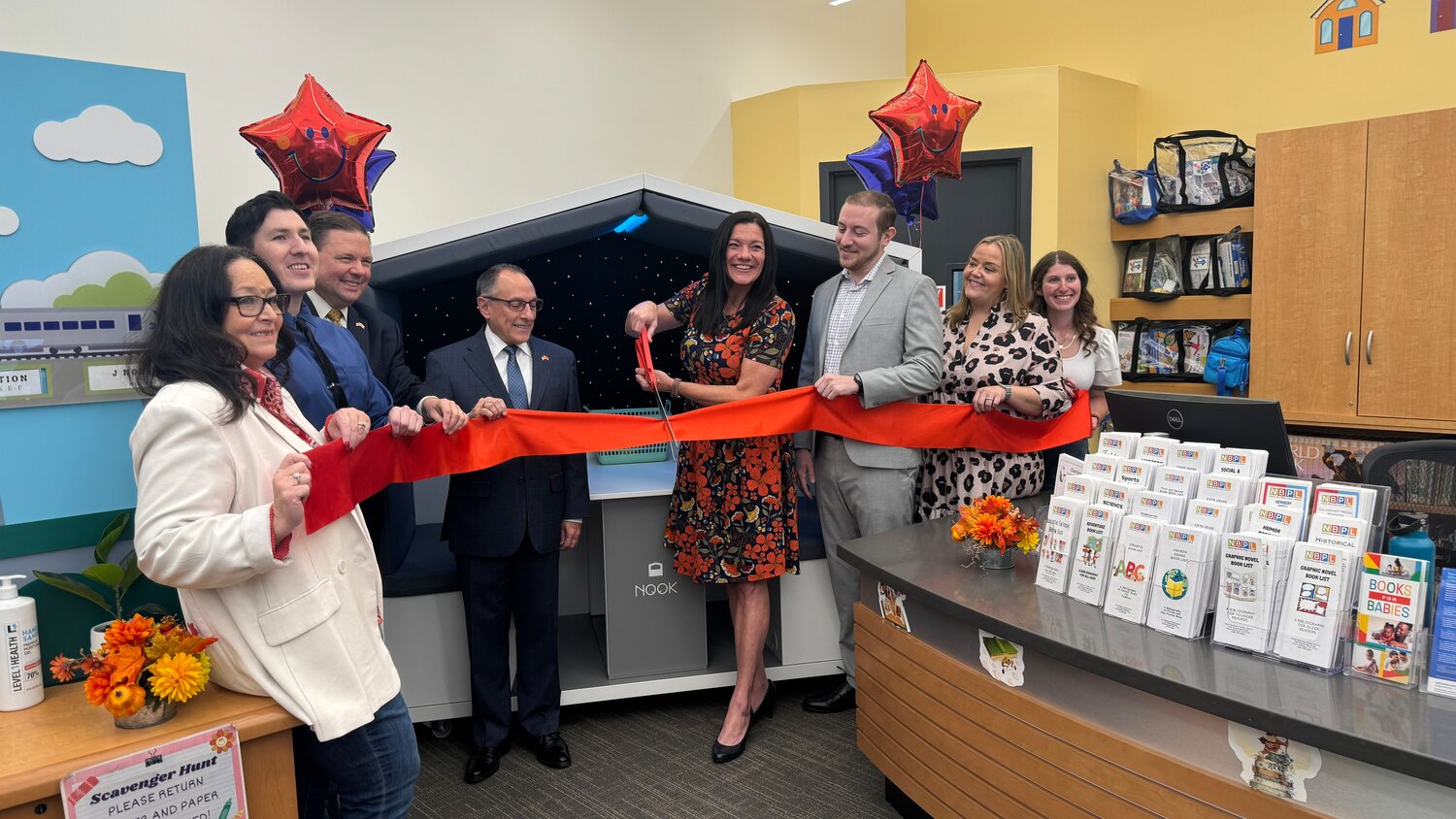 Sensory Nook Pod debuts at the North Bellmore Public Library Herald